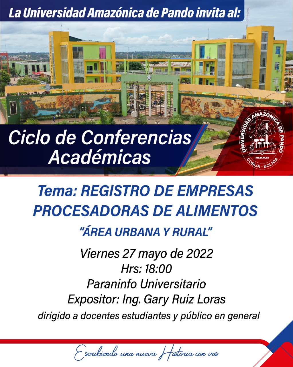 CONFERENCIA: REGISTRO DE EMPRESAS PROCESADORAS DE ALIMENTOS "ÁREA RURAL Y URBANA"